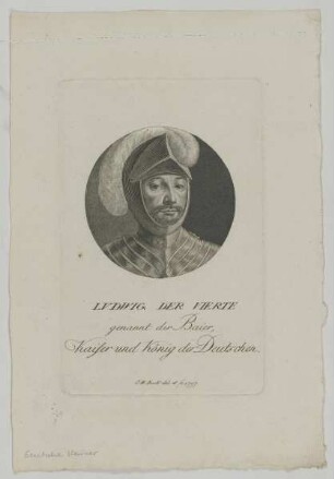 Bildnis des Kaisers Ludwig IV.