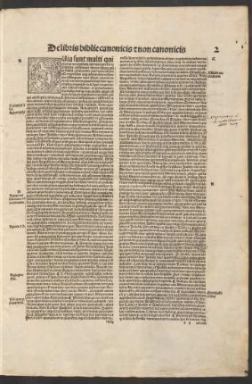 De libris biblie canonicis et non canonicis