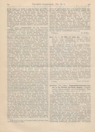 540-542 [Rezension] Boettger, Gustav, Topographisch-historisches Lexicon zu den Schriften des Flavius Josephus
