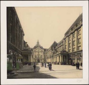 Königskolonnaden, Berlin: Perspektivische Ansicht