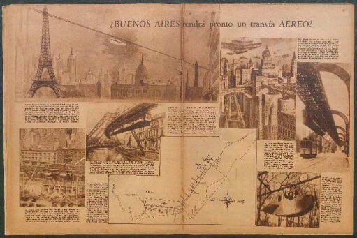 ¡Buenos Aires tendrá pronto un tranvía aero! [Fotografías, dibujo y mapa]