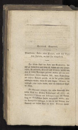 Drittes Kapitel.