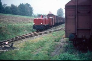 Reinstetten Lok 251 903 Güterzug Rangierfahrt Handweiche