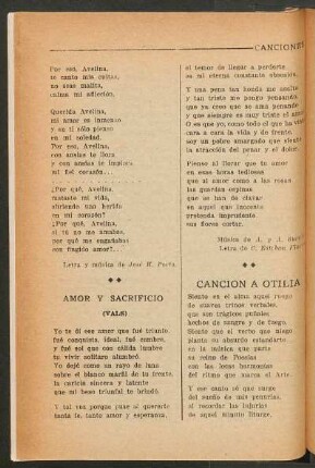Amor y sacrificio : (Vals)