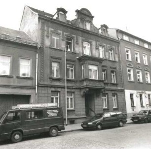 Colditz, Bahnhofstraße 25. Wohnhaus (um 1900). Straßenansicht