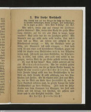 2. Die frohe Botschaft
