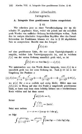 Achter Abschnitt. Integrale.