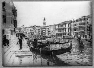 Am Kanal de Grande in Venedig