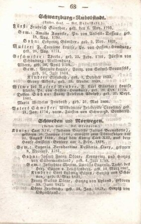 Schwarzburg-Rudolstadt.