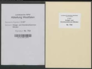 Amt Rahden - Vogtei Stemwederberg - Bauerschaft Arrenkamp: Unterlagen der Revisionskommission