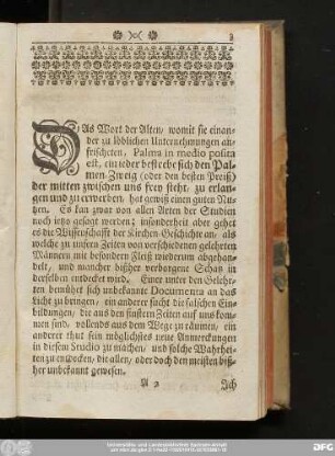 [Nutzbare Anmerckungen Aus der Kirchen-Historie]