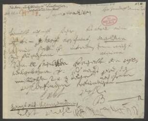 Brief an Anton Schindler : o.D. [2. Juli 1823, Monat und Jahr ermittelt]