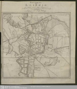 Grundriss von Leipzig
