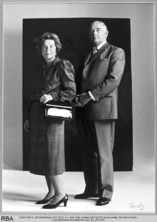 Die Ehrenbürger: Prof. Dr. Dr. h. c. mult. Peter Ludwig und Frau Prof. Irene Ludwig