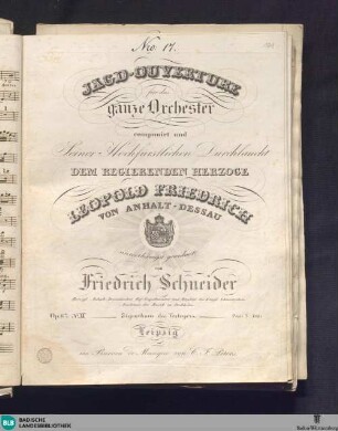 Jagd-Ouverture für das ganze Orchester : Op. 67 No. II