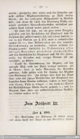 Zum Abschnitt XII