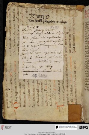 aus einer zweispaltigen Missale-Hs. des 11. Jh.s