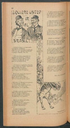 ¿Quiere usted ir al Brasil?