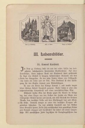 III. Lebensbilder