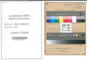 Entnazifizierung Elfriede Leupold , geb. 05.03.1906 (Fuersorgerin)