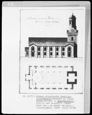 Entwurf zu einer neuen Kirche in Bad Nenndorf