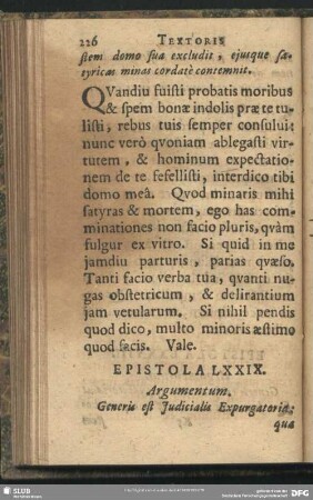 Epistola LXXIX.