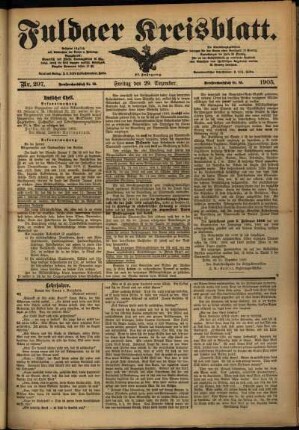Ausgabe vom Freitag, den 29. Dezember 1905.
