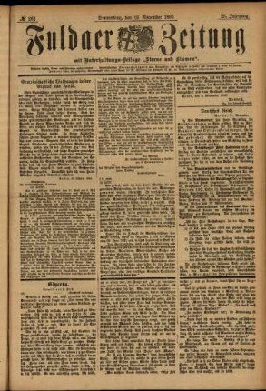 Ausgabe vom Donnerstag, den 12. November 1896.