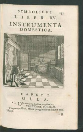 Liber XV. Instrumenta Domestica.