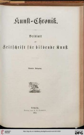 9: Kunstchronik: Wochenschrift für Kunst und Kunstgewerbe