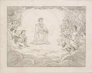 Zu Goethes "Faust": Blatt 1: Prolog im Himmel (Mephisto klagt an)