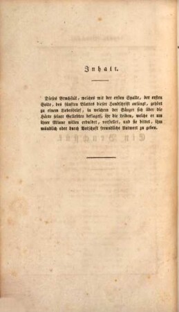 Lieder-Saal, das ist: Sammelung altteutscher Gedichte, aus ungedruckten Quellen, Erster Band