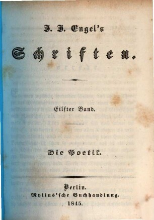 J. J. Engel's Schriften. 11