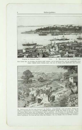 9. Panorama von Konstantinopel. Blick von Galata nach Süden