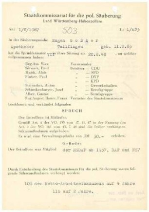 Goßler, Eugen