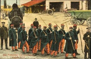 Gef. Franzosen als Landarbeiter - Kriegsjahr 1914-15