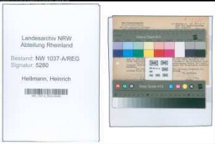 Entnazifizierung Heinrich Heitmann , geb. 00.00.0000 ()