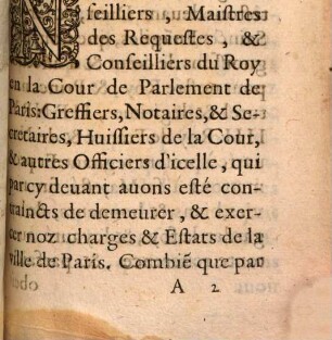 Forme Dv Serment Faict Av Roy, Par La Covr De Parlement de Paris le 28. Mars 1594