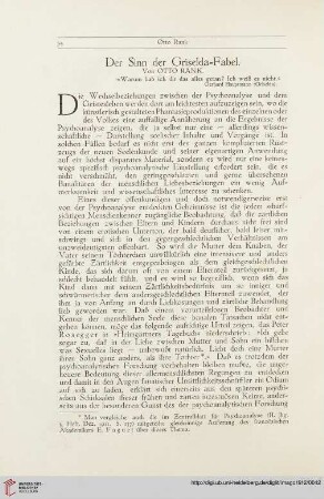 1: Der Sinn der Griselda-Fabel