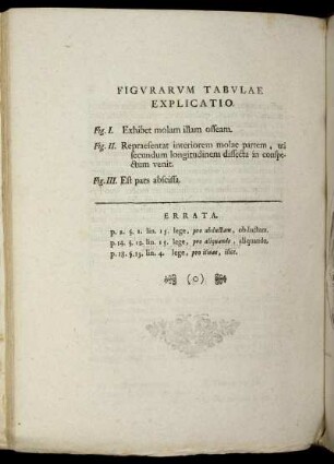 Figurarum Tabulae Explicatio.