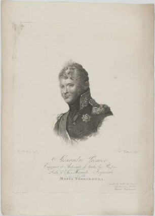 Bildnis des Alexander I., Zar von Rußland