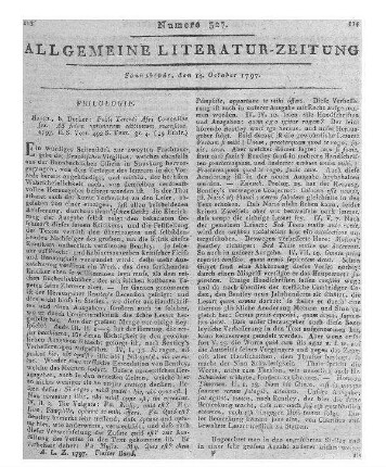 Der Lückenbüßer dieser compendiösen Bibliothek. H. 1-2. Oder Sammlung alles Witzigen, Sonderbaren, Belustigenden, oder sonst Unterhaltenden, was in keiner der andern Abtheilungen einen bestimmten oder schicklichen Platz finden konnte. Eisenach, Halle: Gebauer 1796 Supplement zu: Compendiöse Bibliothek der gemeinnützigsten Kenntnisse für alle Stände zugleich: Compendiöse Bibliothek der gemeinnützigsten Kenntnisse für alle Stände. Abt. 27