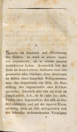 Grundlinien der Grammatik, Hermeneutik und Kritik