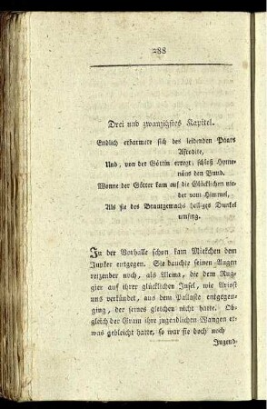 Drei und zwanzigstes Kapitel.