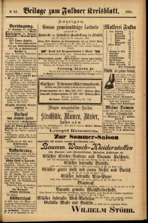 Zweite Ausgabe vom Samstag, den 25. Mai 1895.