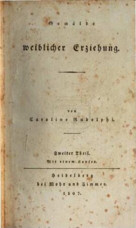 Gemälde weiblicher Erziehung, 2
