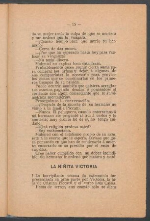 La niñita Victoria