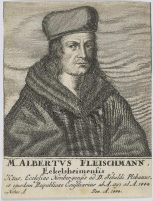 Bildnis des Albertvs Fleischmann