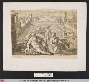 Fischfang mit Netzen im Arno.