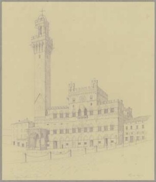 Der Palazzo Pubblico in Siena